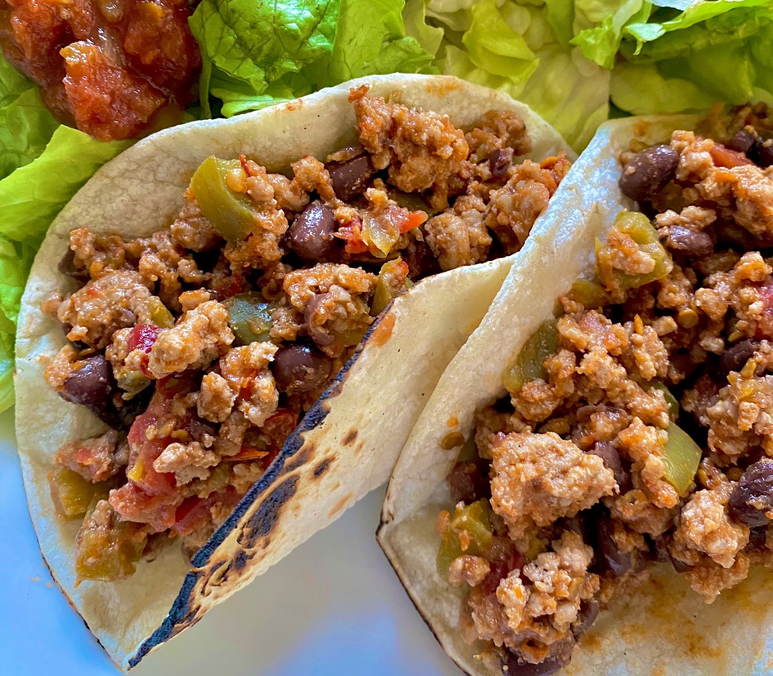 Chipotle Turkey & Black Bean Tacos