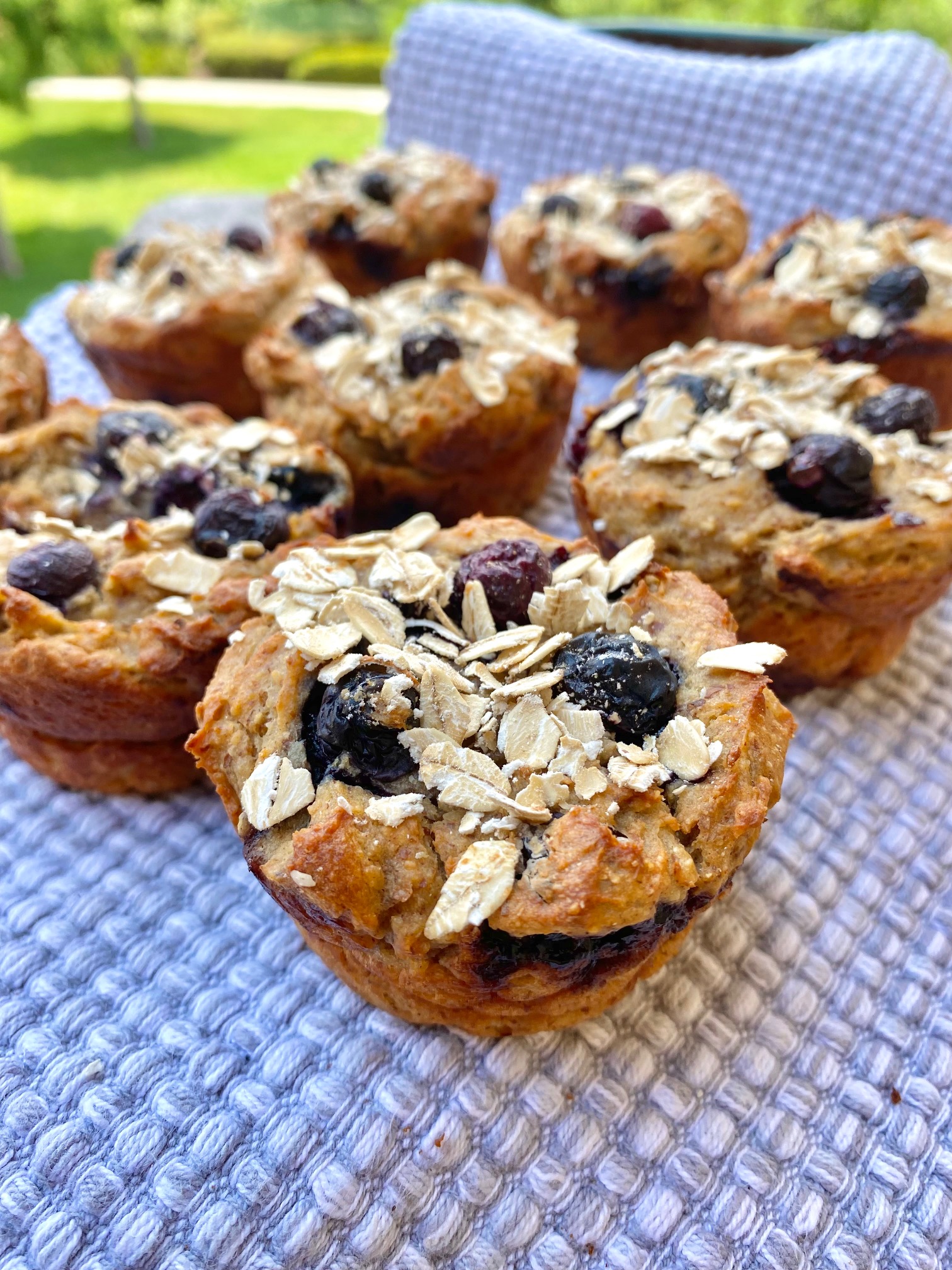 Blueberry Power Breakfast Muffins